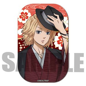 Square Can Badge Tokyo Revengers Manjiro Sano (Japanese Clothes Ver.) (Anime Toy)