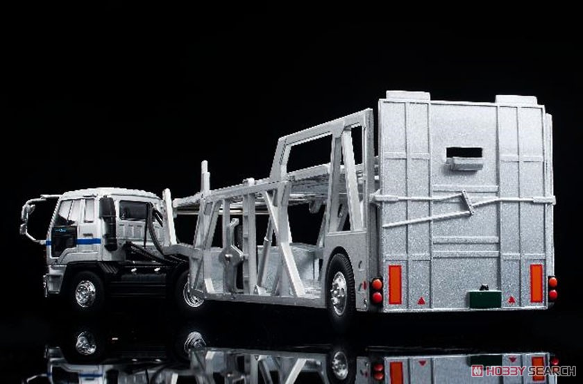 TLV-N225b Isuzu 810EX Car Transporter (Silver) (Diecast Car) Item picture7