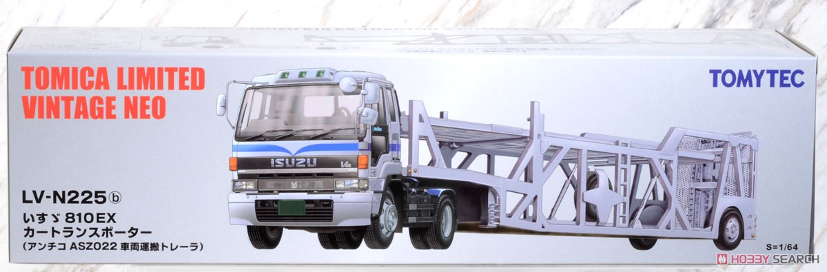 TLV-N225b Isuzu 810EX Car Transporter (Silver) (Diecast Car) Package1