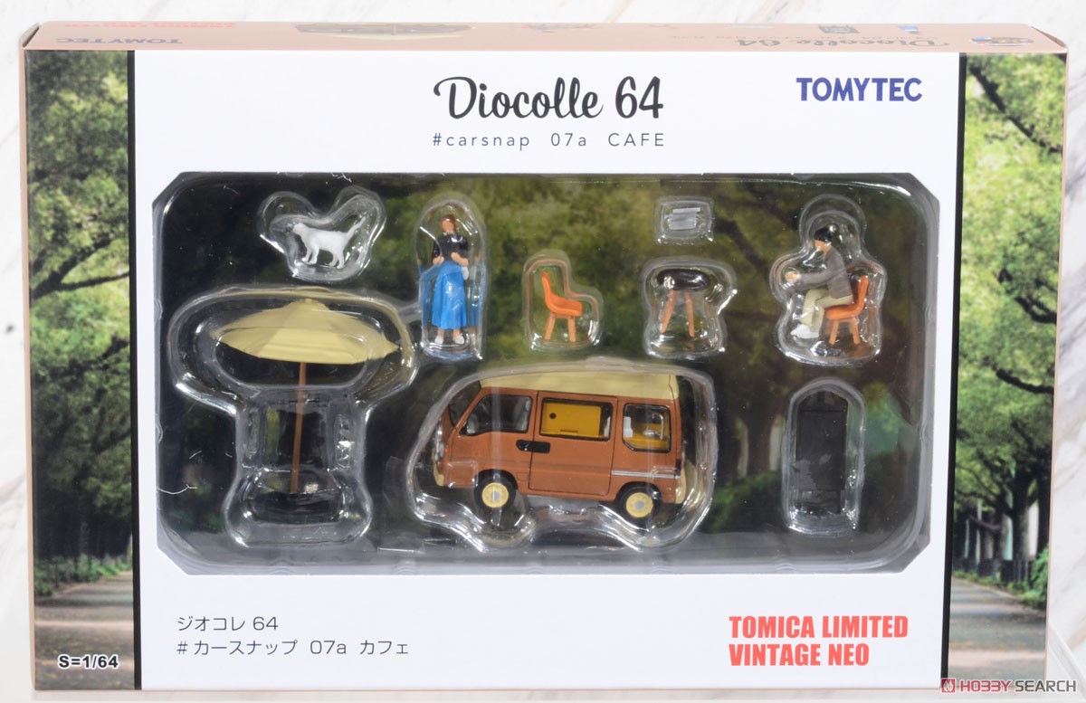 Diorama Collection64 #CarSnap07a Cafe (Diecast Car) Package1
