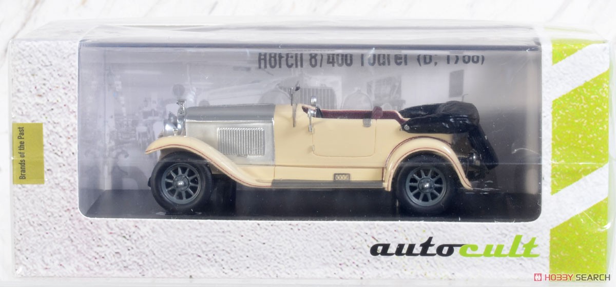 ホルヒ 8/400 ツアラー 1930 アイボリー (ミニカー) パッケージ1