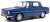 ルノー 8 ゴルディニ 1100 1967 (ブルー) (ミニカー) 商品画像1