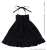 Halter Neck Summer Dress (Black) (Fashion Doll) Item picture1