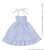 Halter Neck Summer Dress (Saxe Check) (Fashion Doll) Item picture1