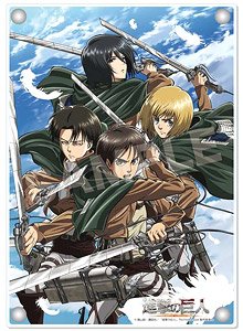 Attack on Titan Acrylic Board 03 Eren / Mikasa / Armin / Levi (Anime Toy)