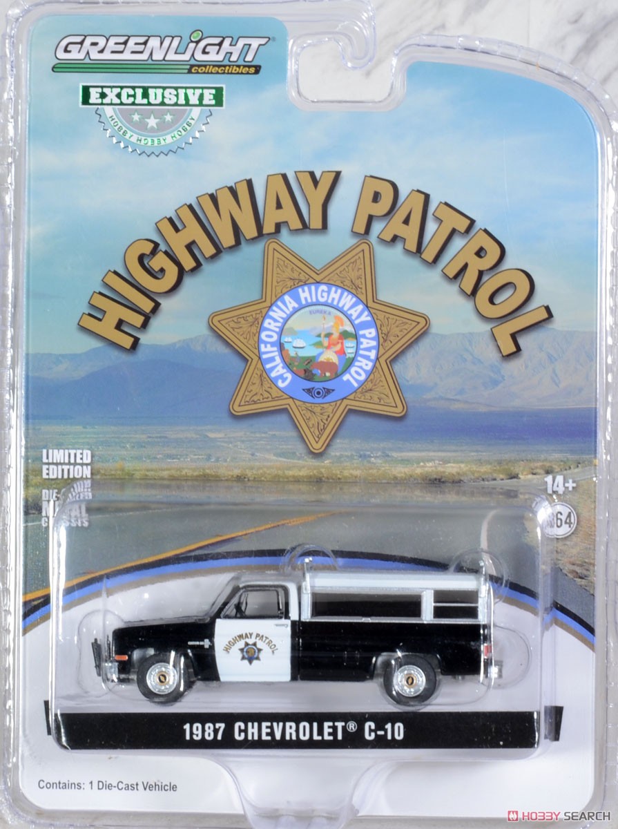 1987 Chevrolet C-10 - California Highway Patrol (ミニカー) パッケージ1