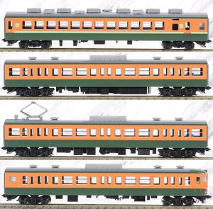 国鉄 113-0系 近郊電車 (冷改車・湘南色・関西仕様) 増結セットB (増結・4両セット) (鉄道模型)