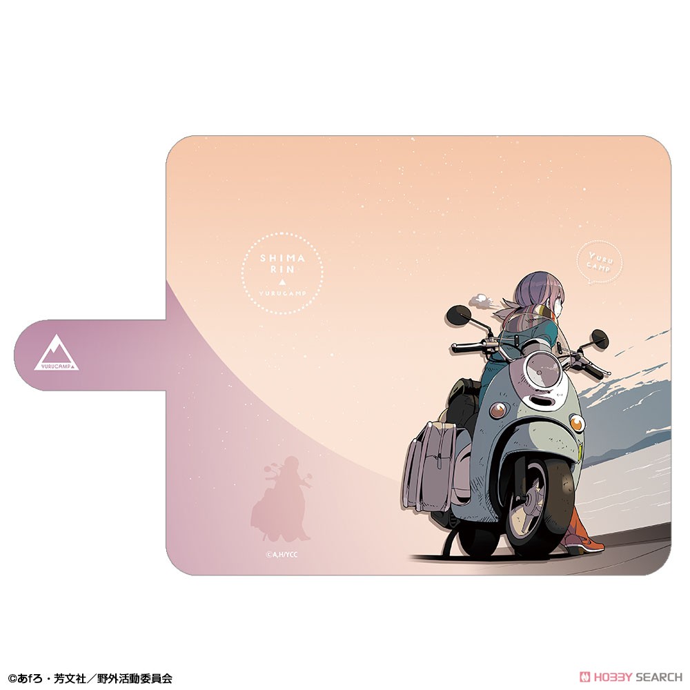 [Yurucamp] Book Style Smartphone Case Ver.3 M Size Design 02 (Rin Shima) (Anime Toy) Item picture2