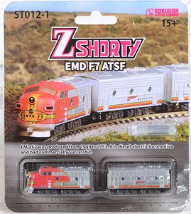 (Z) Z SHORTY EMD F7 ATSF (2-Car Set) (Model Train)