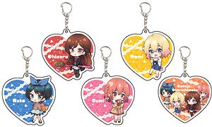 Acrylic Key Ring [Rent-A-Girlfriend] 04 Valentine Ver. (Mini Chara) (Set of 5) (Anime Toy)