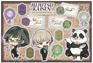 Jujutsu Kaisen Sticker Zenin & Inumaki & Panda After Party Ver. (Anime Toy)