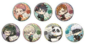 Jujutsu Kaisen Trading Hhologram Can Badge After Party Ver. (Set of 7) (Anime Toy)