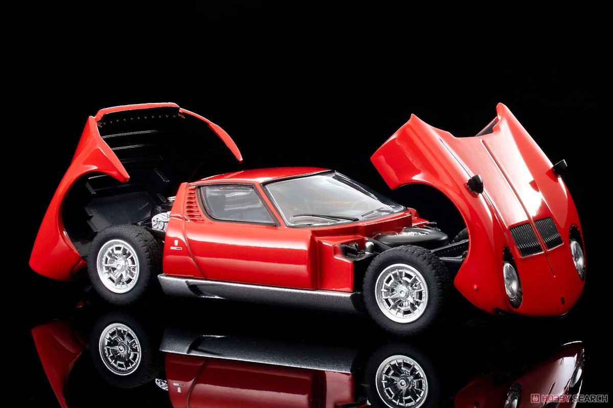 TLV Lamborghini Miura P400 (Vermilion) (Diecast Car) Item picture4