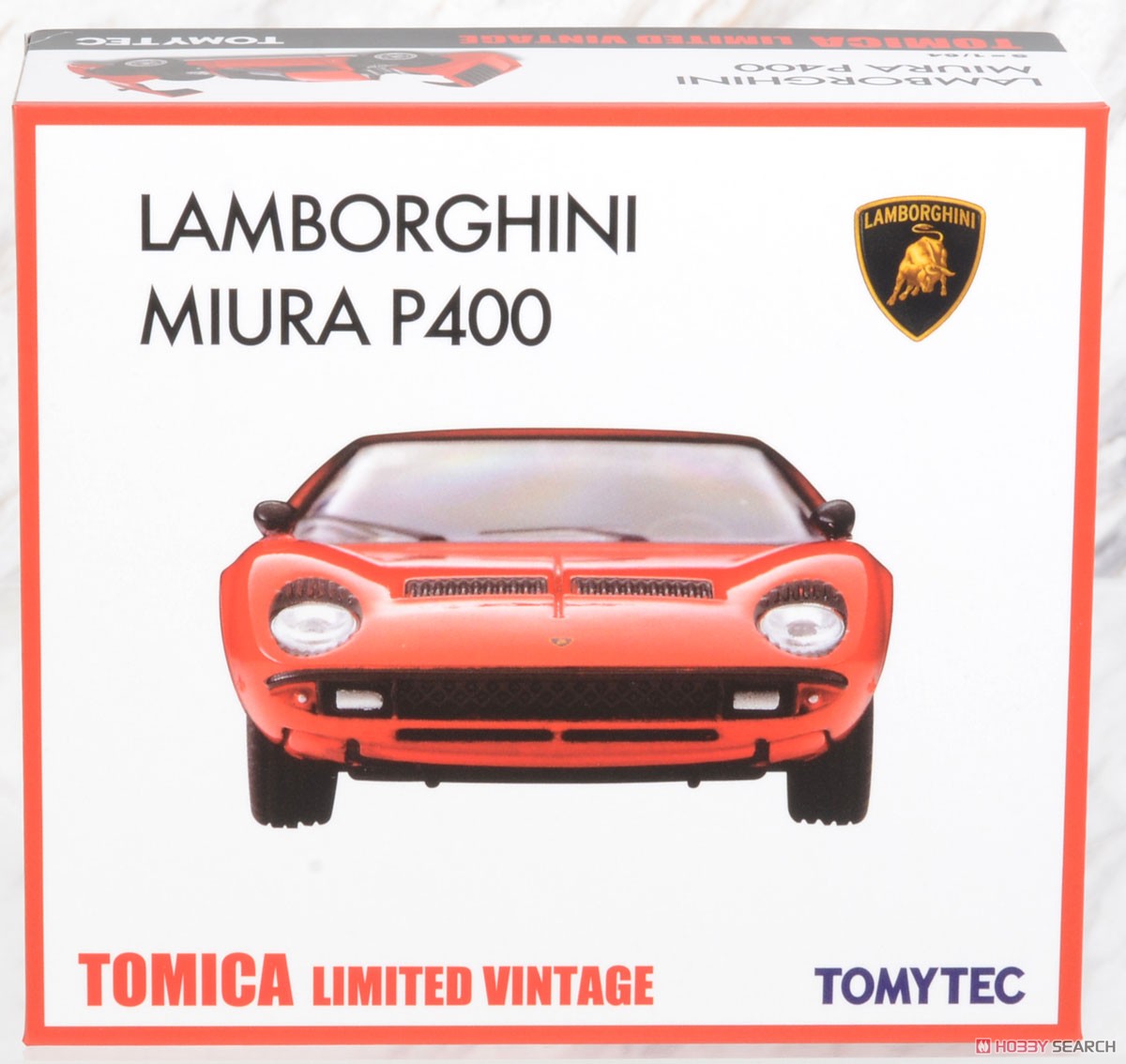 TLV Lamborghini Miura P400 (Vermilion) (Diecast Car) Package1