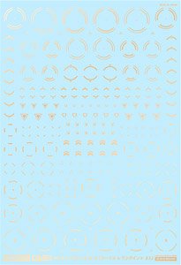 FREE Scale GM Line Decal No.10 `Circle & One Point #2` [Gold] (Material)
