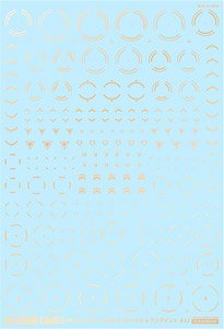 FREE Scale GM Line Decal No.10 `Circle & One Point #2` [Gold] (Material)