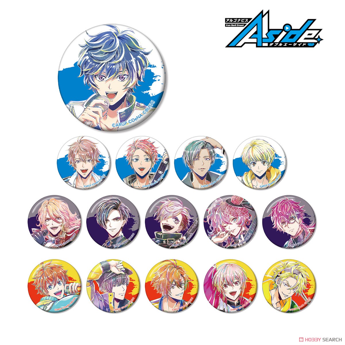 Argonavis from Bang Dream! AA Side Trading Ani-Art Vol.2 Can Badge Ver.A (Set of 15) (Anime Toy) Item picture16