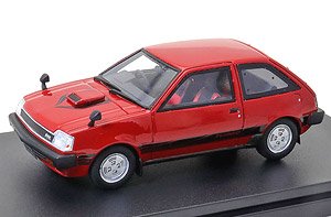 MITSUBISHI MIRAGE II 1400 TURBO (1982) サファリレッド (ミニカー)
