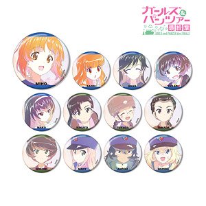 Girls und Panzer das Finale Trading Ani-Art Clear Label Can Badge Ver.A (Set of 12) (Anime Toy)