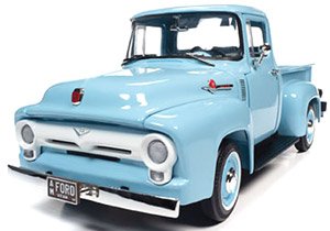 1956 フォード F-100 ピックアップ マイルド カスタム ダイアモンドブルー (ミニカー)