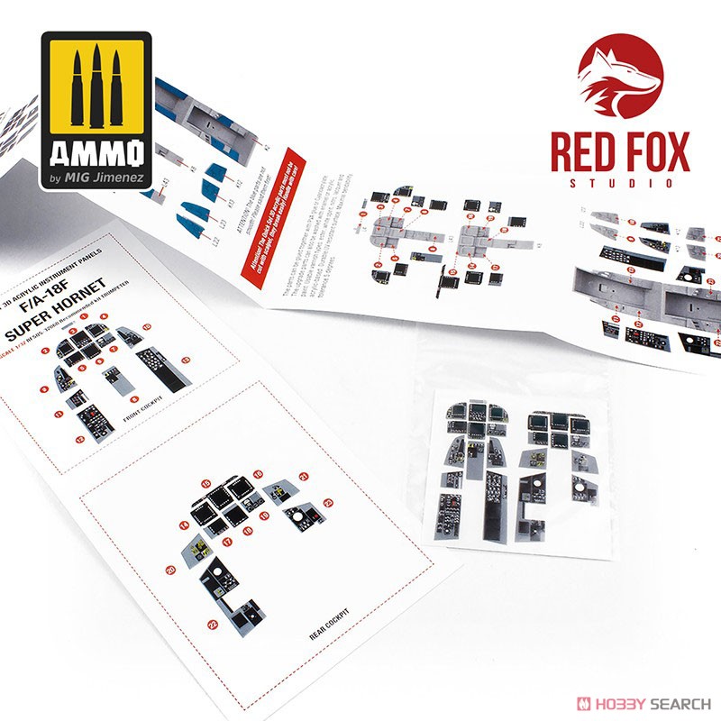 F/A-18F Super Hornet Quick Set 3D Instrument Panel (for Trumpeter) (Plastic model) その他の画像1