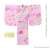 PNS Yukata Set -Flowers and Ribbons- (Pink x Lemon Yellow) (Fashion Doll) Item picture1