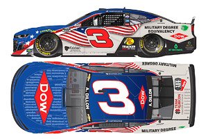 `オースティン・ディロン` #3 Dow Salutes Veterans シボレー カマロ NASCAR 2021 (ミニカー)