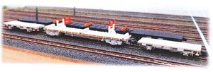 チキ6000・チ1000 レール輸送仕様 3両セット ペーパーキット (3両・組み立てキット) (鉄道模型)