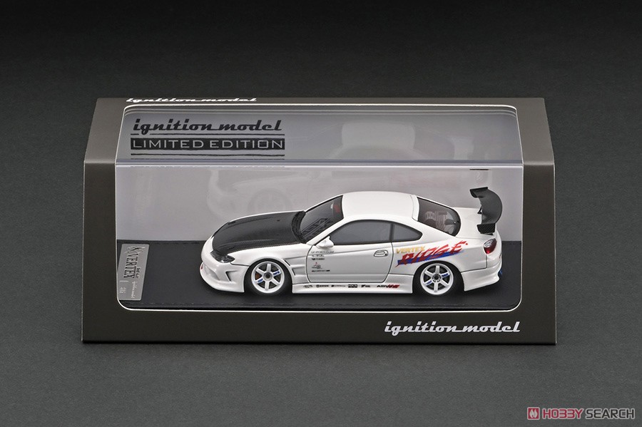 VERTEX S15 Silvia White With Engine (ミニカー) パッケージ1