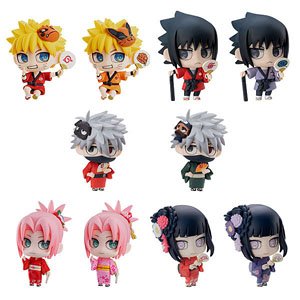 Chimi Mega 10th Anniversary Project Petit Chara Naruto: Shippuden `10th Anniversary Festival Dattebayo!` (Set of 10) (PVC Figure)