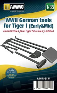 German Tools for Tiger I (Early & Mid) (Plastic model)