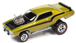 1973 プリムス ロードランナー ライムゴールド (ミニカー)
