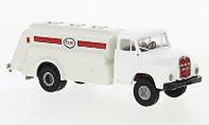 (HO) MAN 635 Tank Truck 1955 White Esso (Model Train)