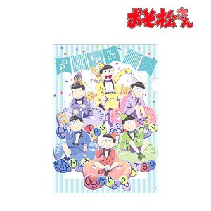 Osomatsu-san [Especially Illustrated] Assembly Balloon Birthday Ver. Clear File (Anime Toy)