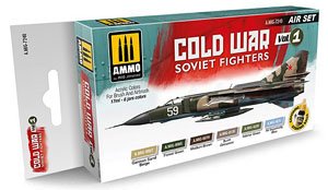 冷戦時のソ連戦闘機カラーセット Vol.1 (塗料)