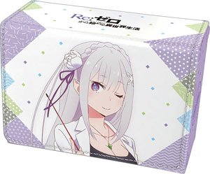 Synthetic Leather Deck Case W Re:Zero -Starting Life in Another World- [Emilia] (Card Supplies)