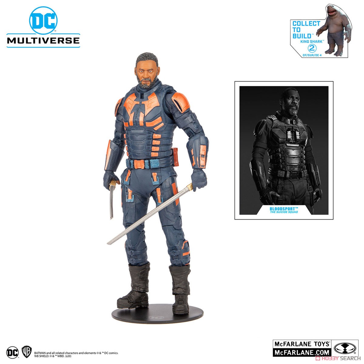 DC Comics - DC Multiverse: 7 Inch Action Figure - #082 Bloodsport (Unmasked) [Movie / The Suicide Squad] (Completed) 商品画像1