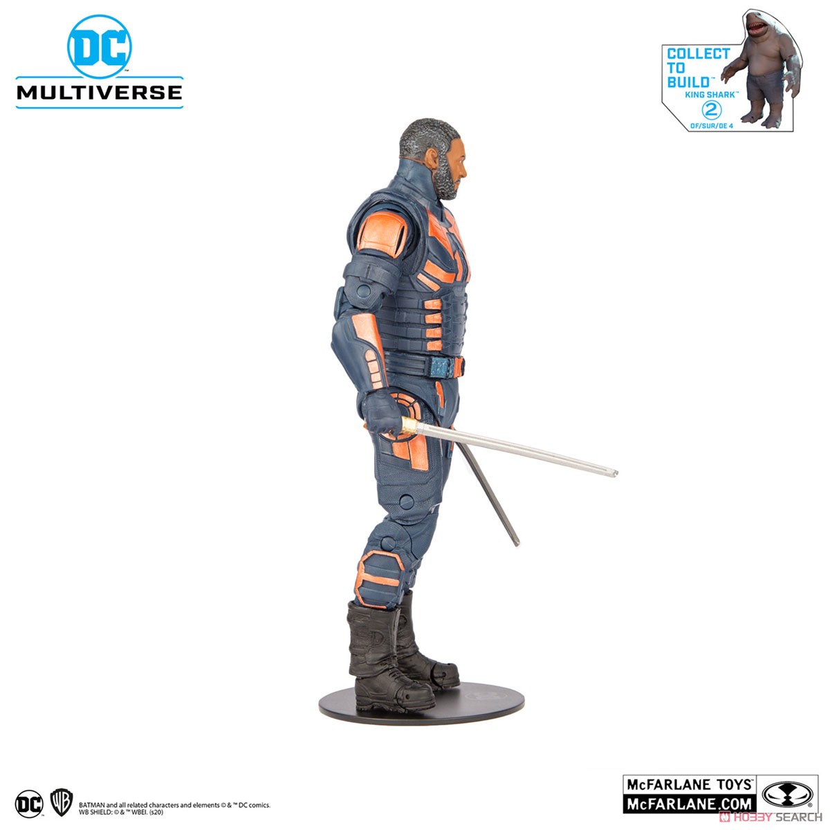 DC Comics - DC Multiverse: 7 Inch Action Figure - #082 Bloodsport (Unmasked) [Movie / The Suicide Squad] (Completed) 商品画像4