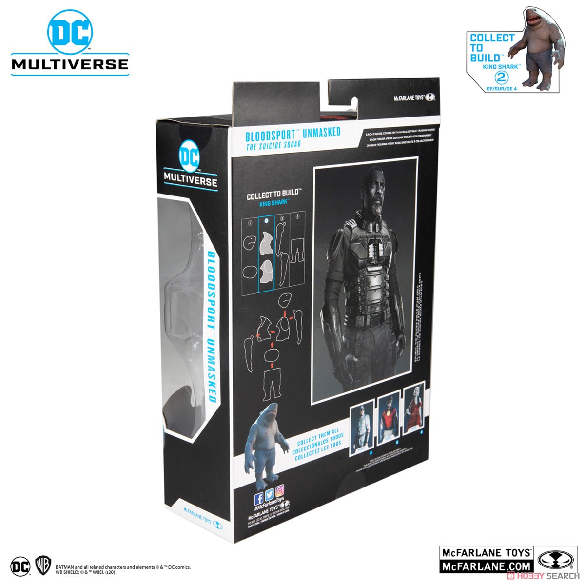 DC Comics - DC Multiverse: 7 Inch Action Figure - #082 Bloodsport (Unmasked) [Movie / The Suicide Squad] (Completed) パッケージ3