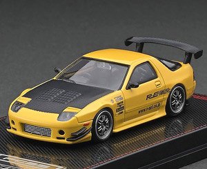 Mazda RX-7 (FC3S) RE Amemiya Yellow (ミニカー)