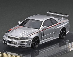 Nismo R34 GT-R R-tune Silver (ミニカー)