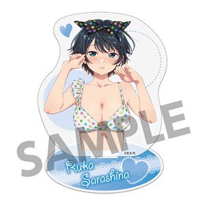 Rent-A-Girlfriend Acrylic Figure Ruka Sarashina Swimwear Ver. (Anime Toy)