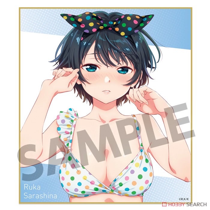 Rent-A-Girlfriend Mini Colored Paper Ruka Sarashina Swimwear Ver. (Anime Toy) Item picture1