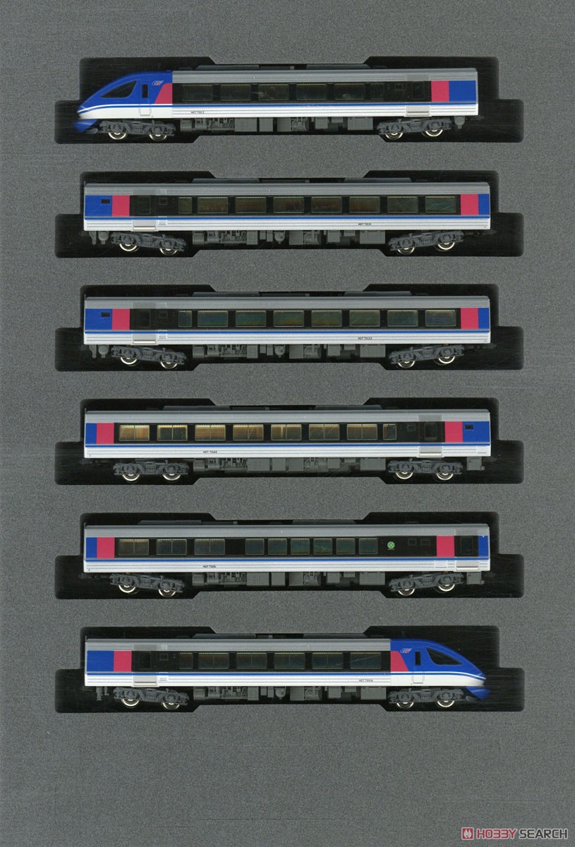 智頭急行 HOT7000系 「スーパーはくと」 6両セット (6両セット) (鉄道模型) 商品画像1