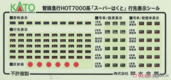 智頭急行 HOT7000系 「スーパーはくと」 6両セット (6両セット) (鉄道模型) 中身1