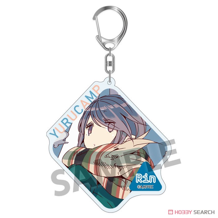 Laid-Back Camp Acrylic Key Ring Original Ver. Rin Shima (Anime Toy) Item picture1