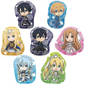 Sword Art Online Die-cut Hand Towel Collection Vol.2 (Set of 7) (Anime Toy)