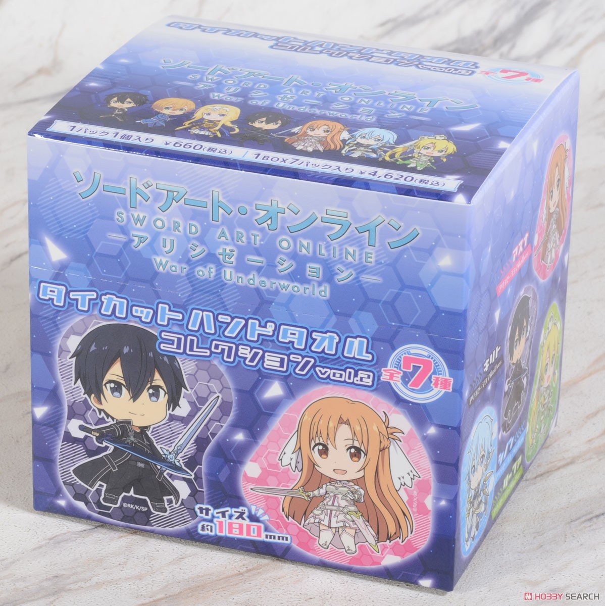 Sword Art Online Die-cut Hand Towel Collection Vol.2 (Set of 7) (Anime Toy) Package2