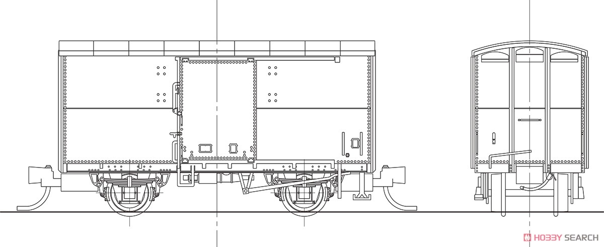 国鉄 ワム90000形 有蓋車 改造編入仕様 組立キット (組み立てキット) (鉄道模型) その他の画像1