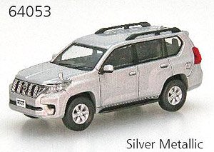 Toyota Land Cruiser Prado Silver Metallic (Diecast Car)